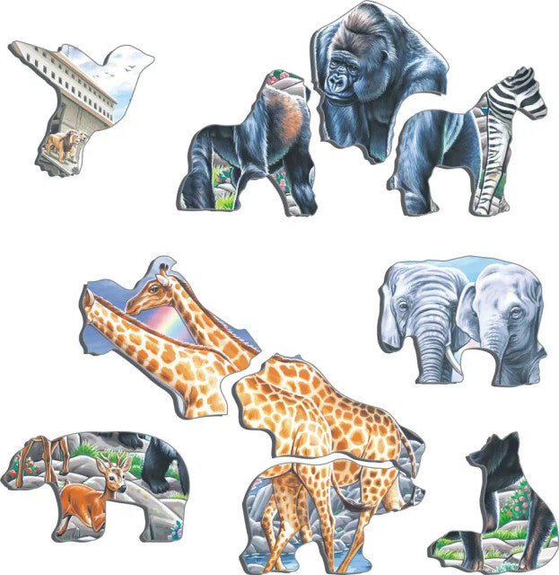 Larsen Puzzles 7913 Noah's Ark Children's 53 Piece Jigsaw Puzzle