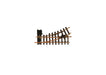LGB 12100 G Gauge Track Left Hand Manual Turnout (330mm Straight 30 Degree R1 Curve)