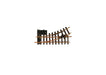 LGB 12150 G Gauge Track Left Hand Electric Turnout (330mm Straight 30 Degree R1 Curve)