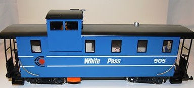 LGB 4071 G Scale Steel Caboose White Pass and Yukon WP&Y 905 - NOS