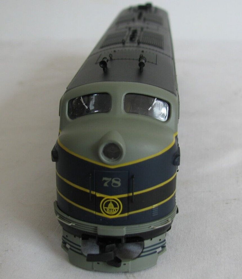 Life-Like 433-21059 HO Scale Proto 2000 EMD E7 Diesel B&O 78 - USED