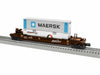 Lionel 1928520 O Gauge Maxi-Stack Well Car with Containers BNSF 28520 - NOS