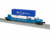 Lionel 1928530 O Gauge Maxi-Stack Well Car with Containers CSX 928530 - NOS