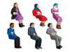 Lionel 1930220 O Gauge Sitting People 6 Pack of Figures