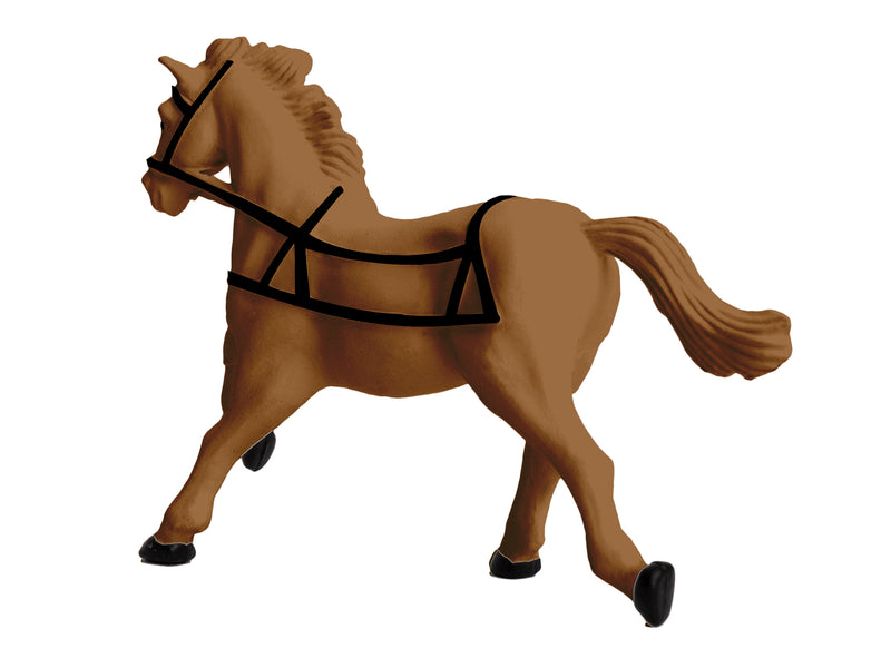 Lionel 1930280 O Gauge Horses 4 Pack of Figures