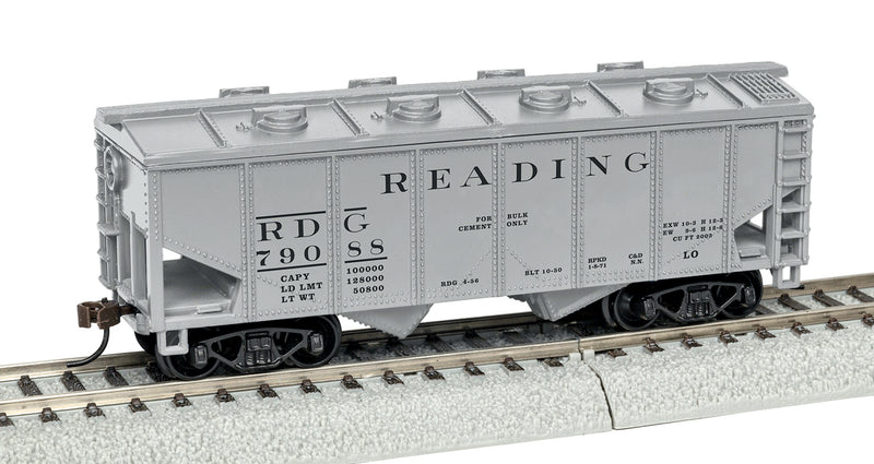 Lionel 1954390 HO Scale 2 Bay Covered Hopper Reading RDG 79088