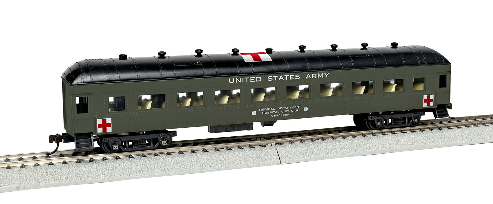 Lionel 1954500 HO Scale Harriman Coach Army Medical Corps Hospital Car