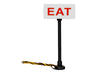 Lionel 1956210 HO Scale Lighted Restaurant/Diner "EAT" Sign
