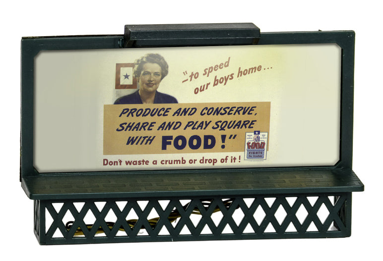 Lionel 1956220 HO Scale Lighted Billboard Buy War Bonds
