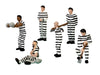 Lionel 1957170 HO Scale Prison Work Crew Figures with Stripes