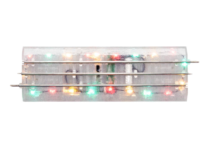 Lionel 2025010 O Gauge Lighted FasTrack 10" Straight 4 Pack