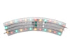 Lionel 2025020 O Gauge Lighted FasTrack O-36 Curve 4 Pack