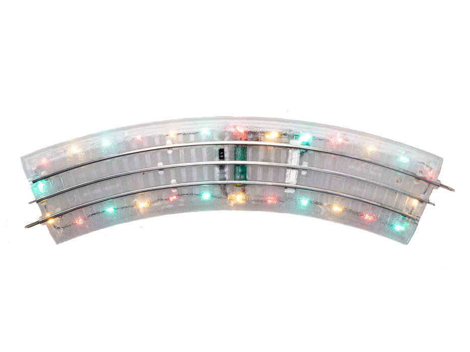 Lionel 2025020 O Gauge Lighted FasTrack O-36 Curve 4 Pack