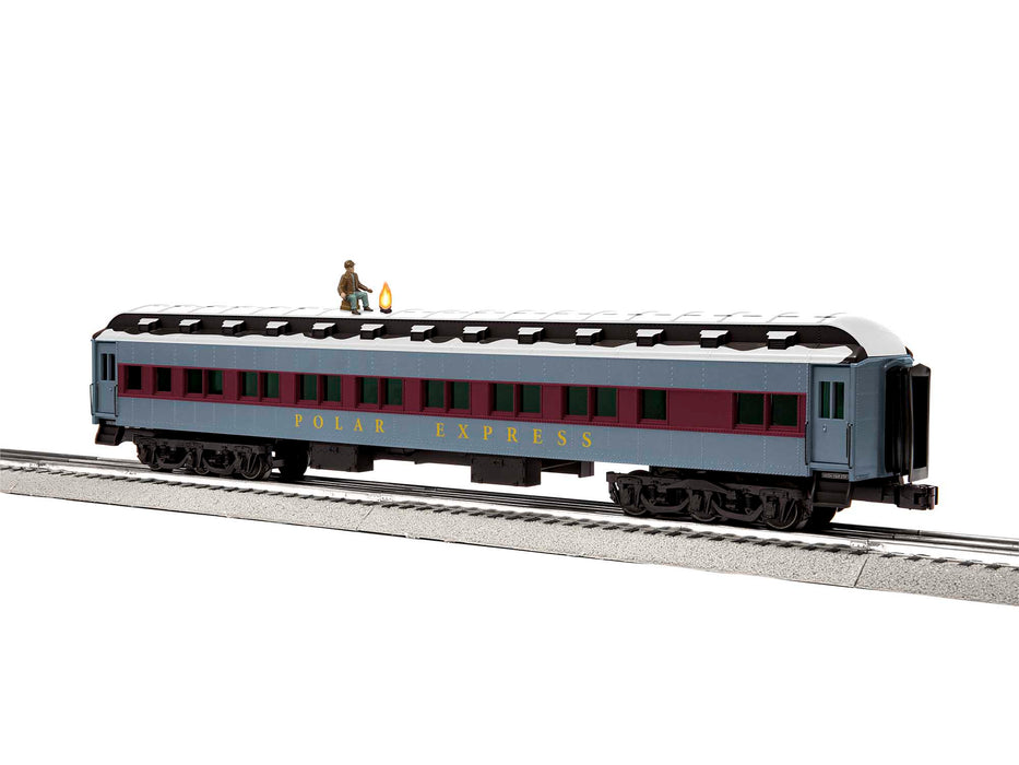 Lionel 2027480 O Gauge Polar 18" Express Hobo Car - Snow White Roof