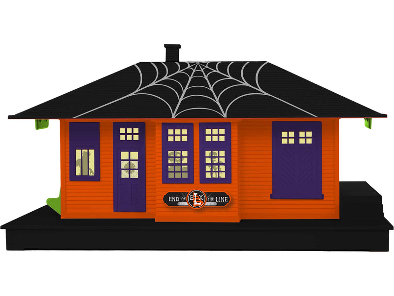 Lionel 2029040 O Gauge End ofthe Line Halloween Passenger Station (Plug-Expand-Play)