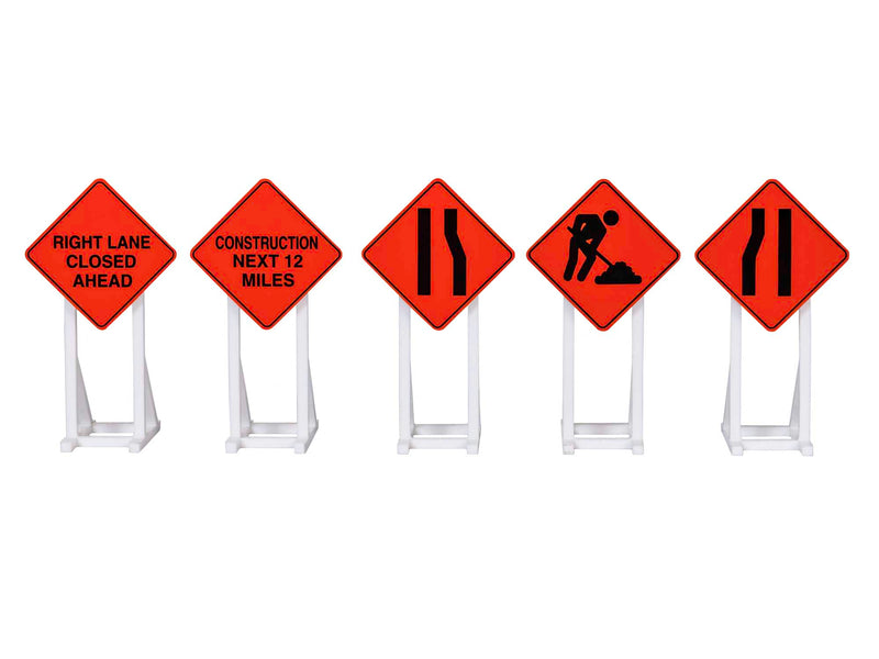 Lionel 2030240 O Gauge Construction Signs 5 Pack