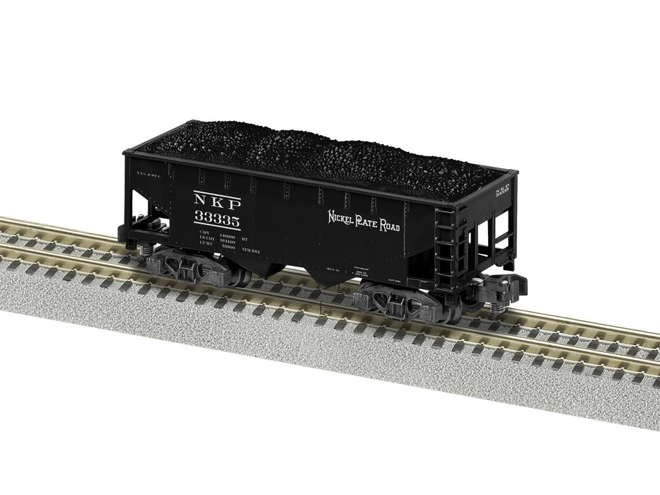 Lionel 2119291 S Gauge American Flyer 2 Bay Open Hopper Nickel Plate Road NKP 33335