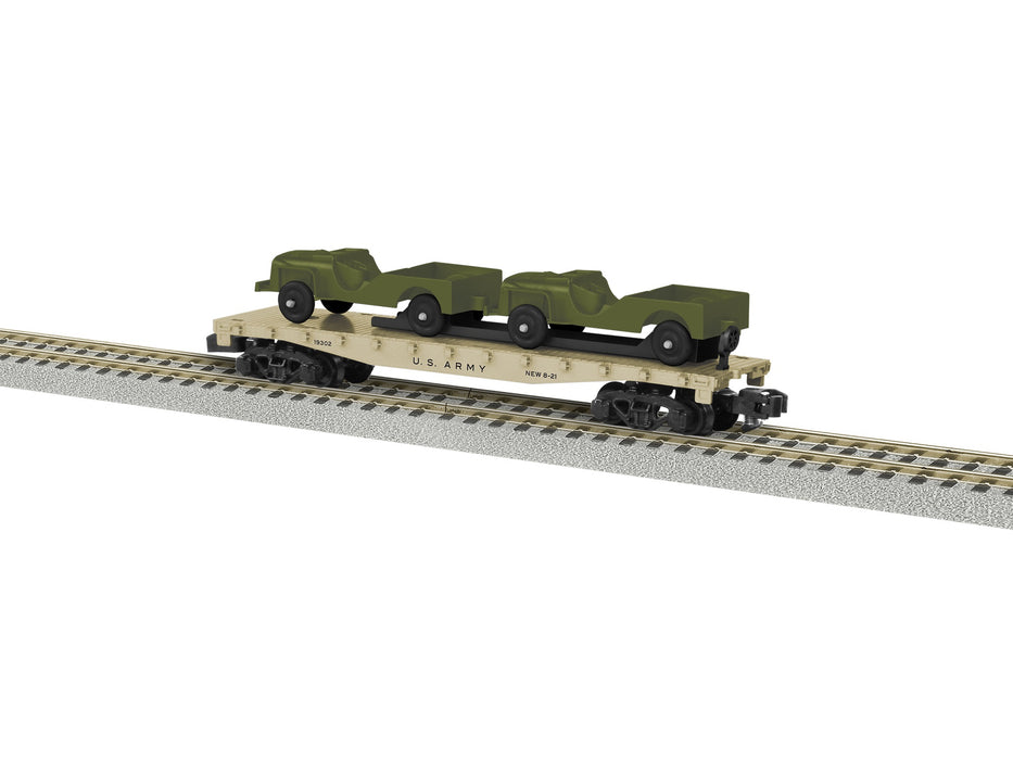 Lionel 2119300 S Gauge American Flyer US Army Freight Pack 4 Car Set