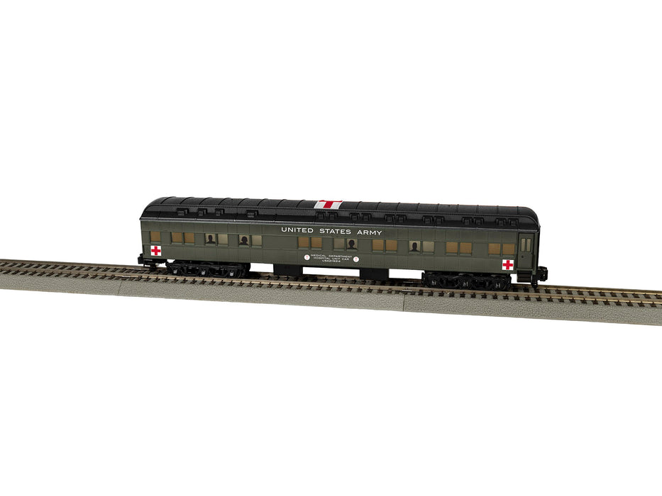 Lionel 2119310 S Gauge American Flyer US Army Hospital Car Pack