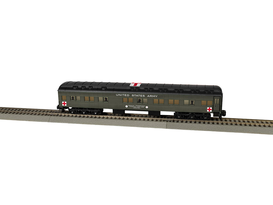 Lionel 2119310 S Gauge American Flyer US Army Hospital Car Pack
