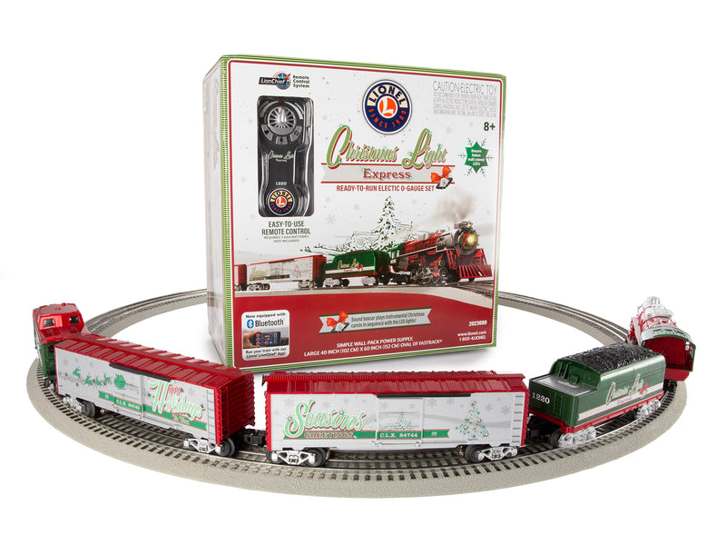 Lionel 2123100 O Gauge Christmas Light Express Train Set with Bluetooth 5.0