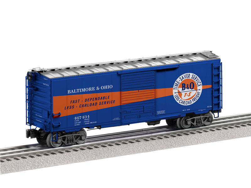 Lionel 2126370 O Scale Vision Line 40' Boxcar Baltimore & Ohio Time Saver B&O 467434 