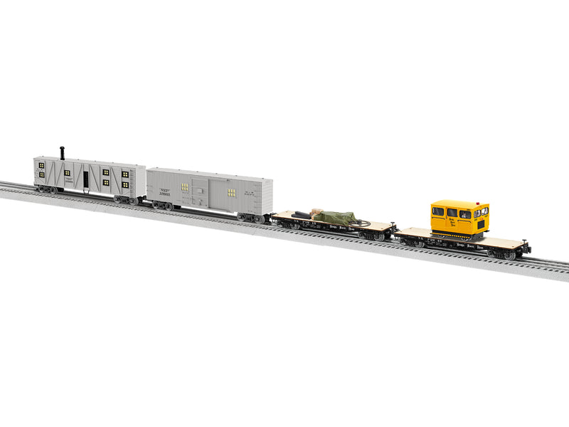 Lionel 2126490 O Gauge Nickel Plate Road NKP Work Train Expansion Pack (No Power or Track)