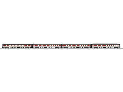 Lionel 2127460 O Scale Legacy 21" Passenger Car Erie Lackawanna EL 4 Pack