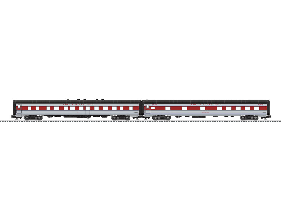 Lionel 2127470 O Scale Legacy 21" Passenger Car Erie Lackawanna EL 2 Pack