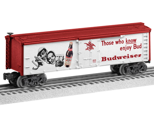 Lionel 2128120 O Gauge Anheuser Busch Those Who Know Bud Reefer