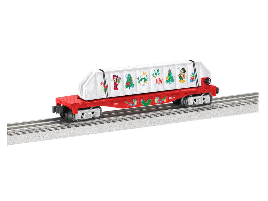 Lionel 2128340 O Gauge Mickey & Friends Girder Bridge Flatcar