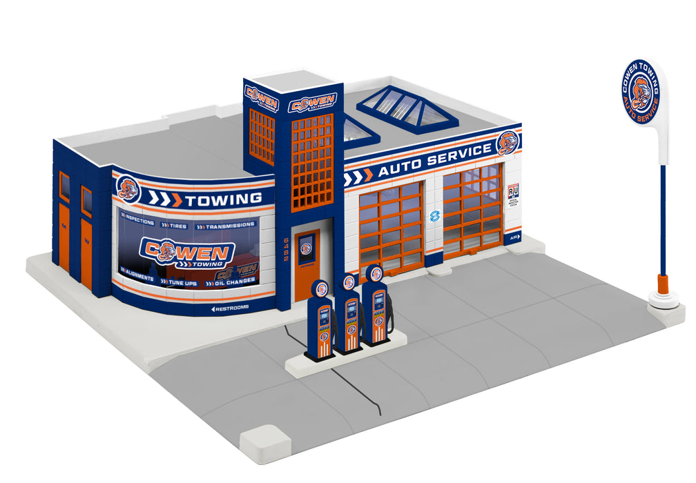 Lionel 2129240 O Gauge Cowens Towing Service Garage (Plug - Expand - Play)