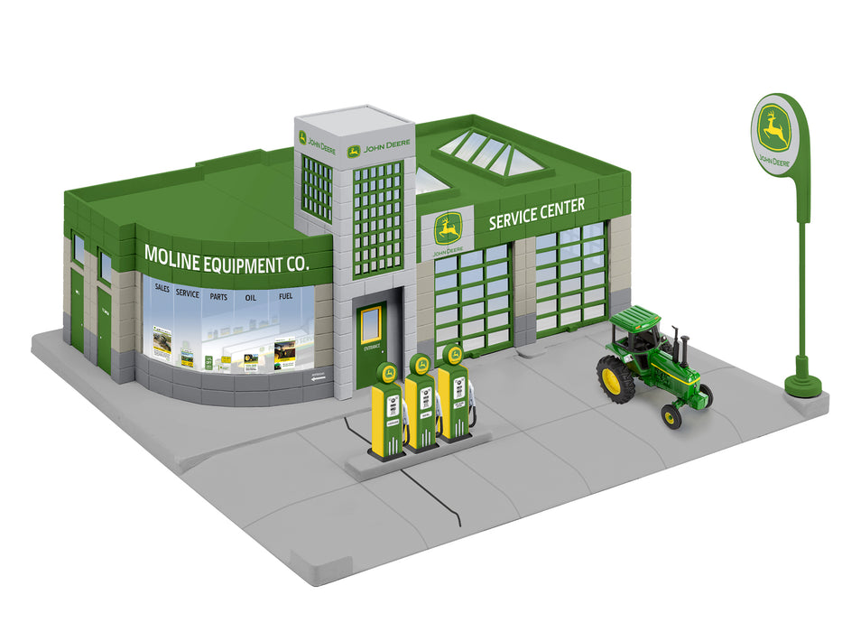 Lionel 2129310 O Gauge John Deere Service Garage (Plug Expand