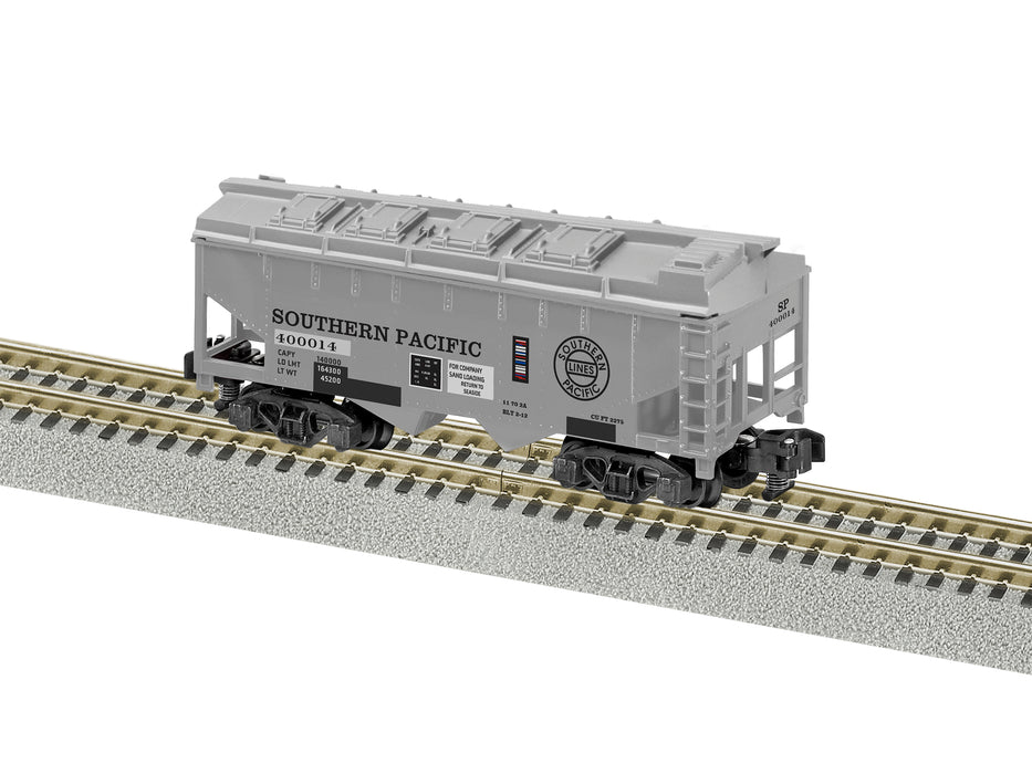 Lionel 2219091 S Gauge American Flyer 2 Bay Covered Hopper Southern Pacific SP 400014