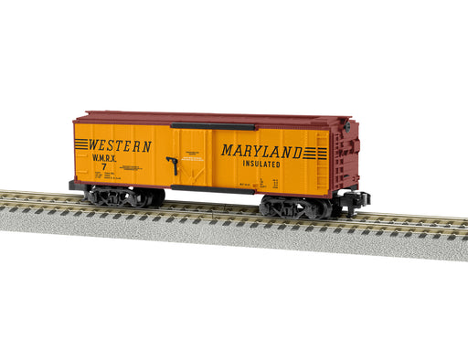 Lionel 2219401 S Gauge American Flyer 40' Insulated Boxcar Western Maryland WM 7