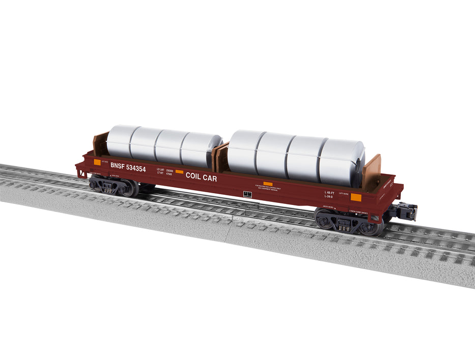 Lionel 2226462 O Scale Coil Car BNSF 534354