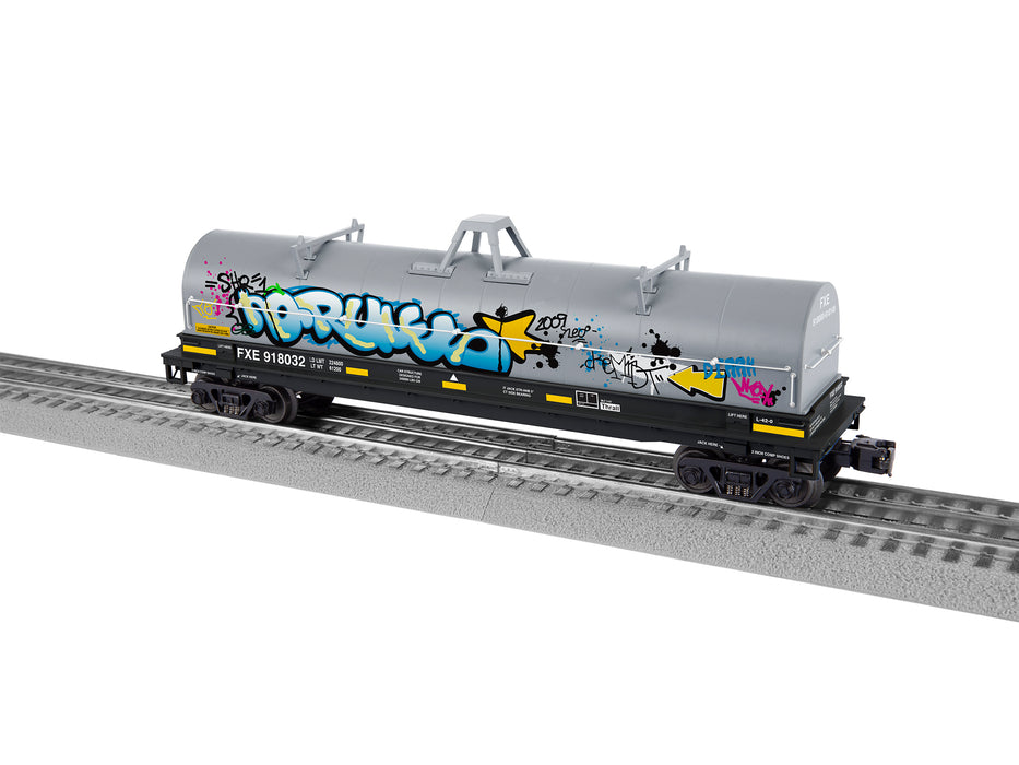Lionel 2226540 O Scale Coil Car with Graffiti Ferromex FXE 918032