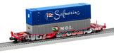 Lionel 2226582 O Scale Husky Stack Well Car with Graffiti Coe Rail CRLE 5496