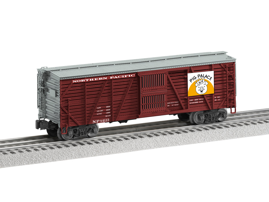 Lionel 2226900 O Scale Vision Line Stock Car 3 Pack Northern Pacific NP 84061 84113 84136