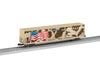 Lionel 2226991 O Scale Illuminated Flag Boxcar Union Pacific UP Desert Victory