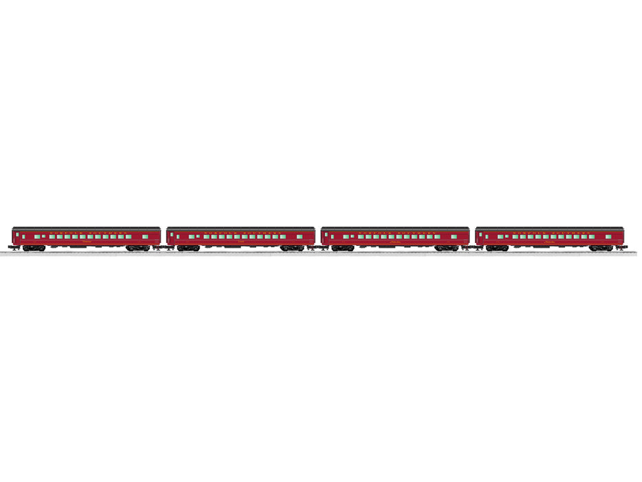 Lionel 2227250 O Scale Vision Line Norfolk Southern Excursion Coach 4 Pack