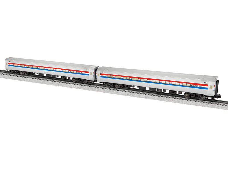 Lionel 2227290 O Gauge Amtrak Amfleet Phase III Coach 2 Pack