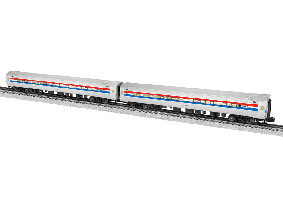 Lionel 2227290 O Gauge Amtrak Amfleet Phase III Coach 2 Pack