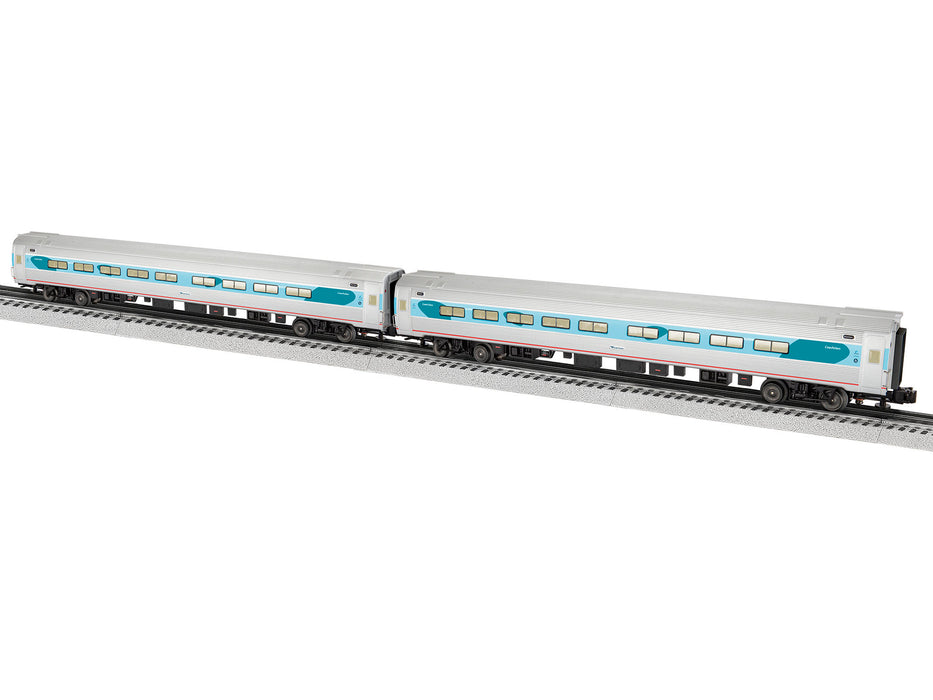 Lionel 2227300 O Gauge Amtrak Amfleet Phase V Coach 2 Pack