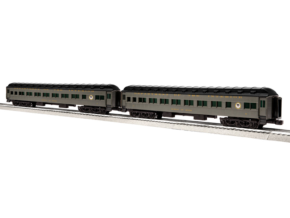 Lionel 2227600 O Scale LEGACY Bureau of Mines 18" Passenger Cars BTO