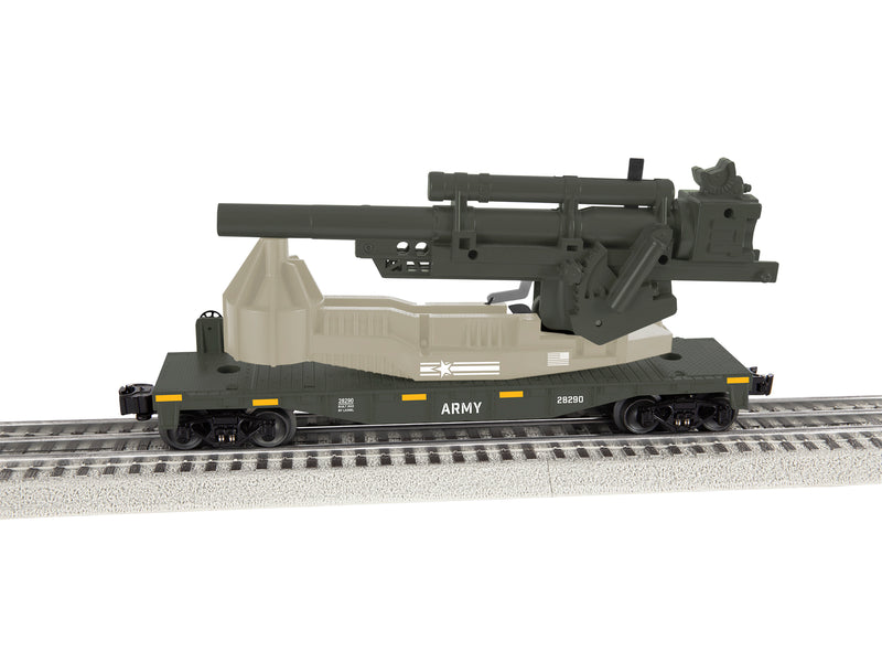 Lionel 2228290 O Gauge Army Big Cannon Car