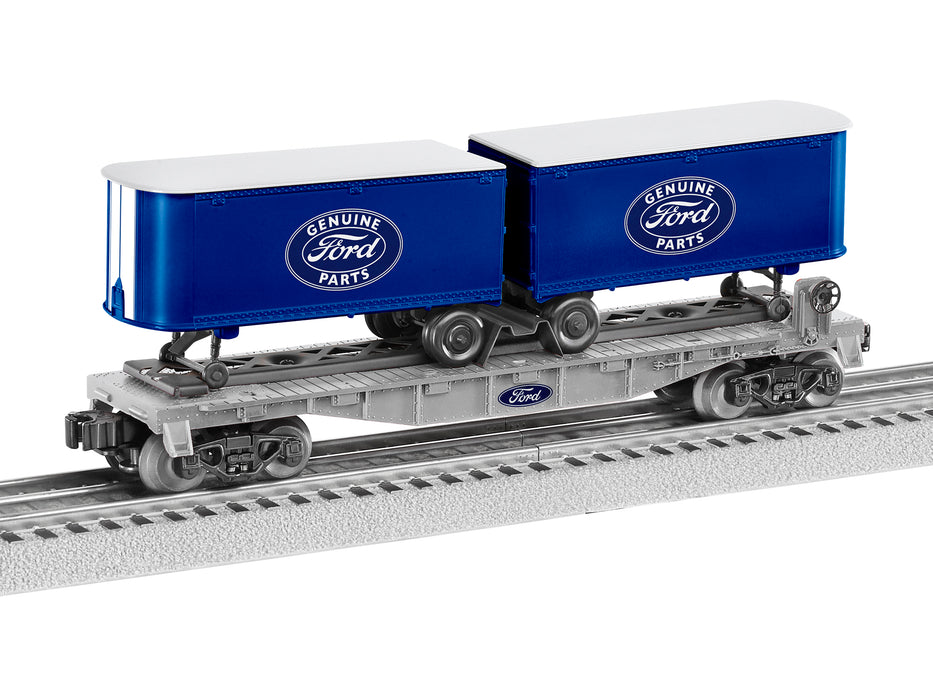 Lionel 2228470 O Gauge Ford Flatcar with Piggyback Trailers