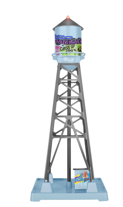 Lionel 2229270 O Gauge Industrial Water Tower with Graffiti (Plug-Expand-Play)