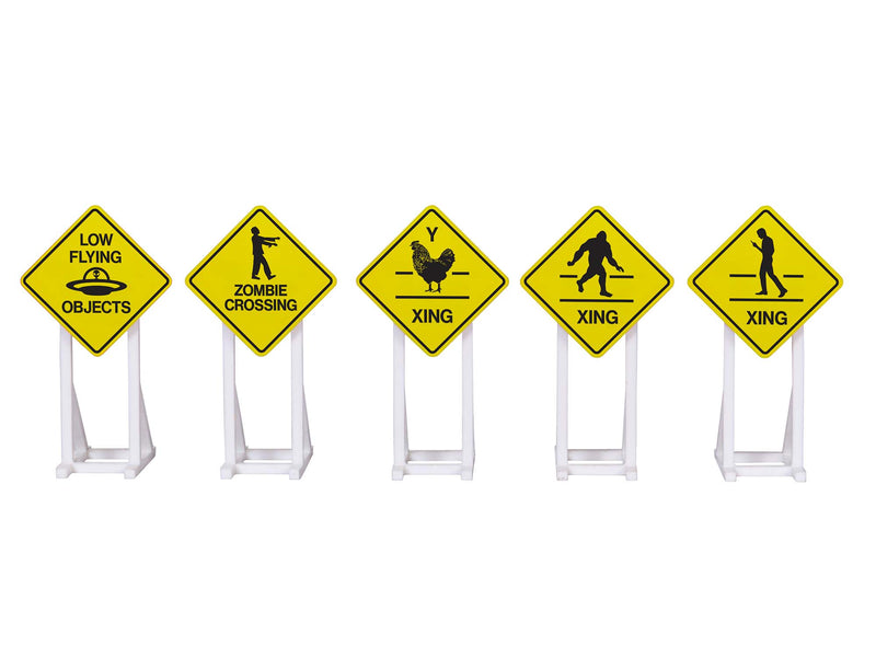 Lionel 2230170 O Gauge Unique Railroad Signs 5 Pack