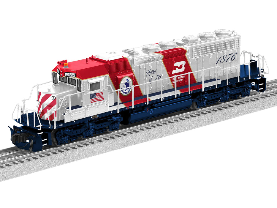 Deposit (for: Lionel 2233519 O Scale LEGACY EMD SD40 2 "Non Powered" Burlington Northern Bicentennial BN 1876 BTO)